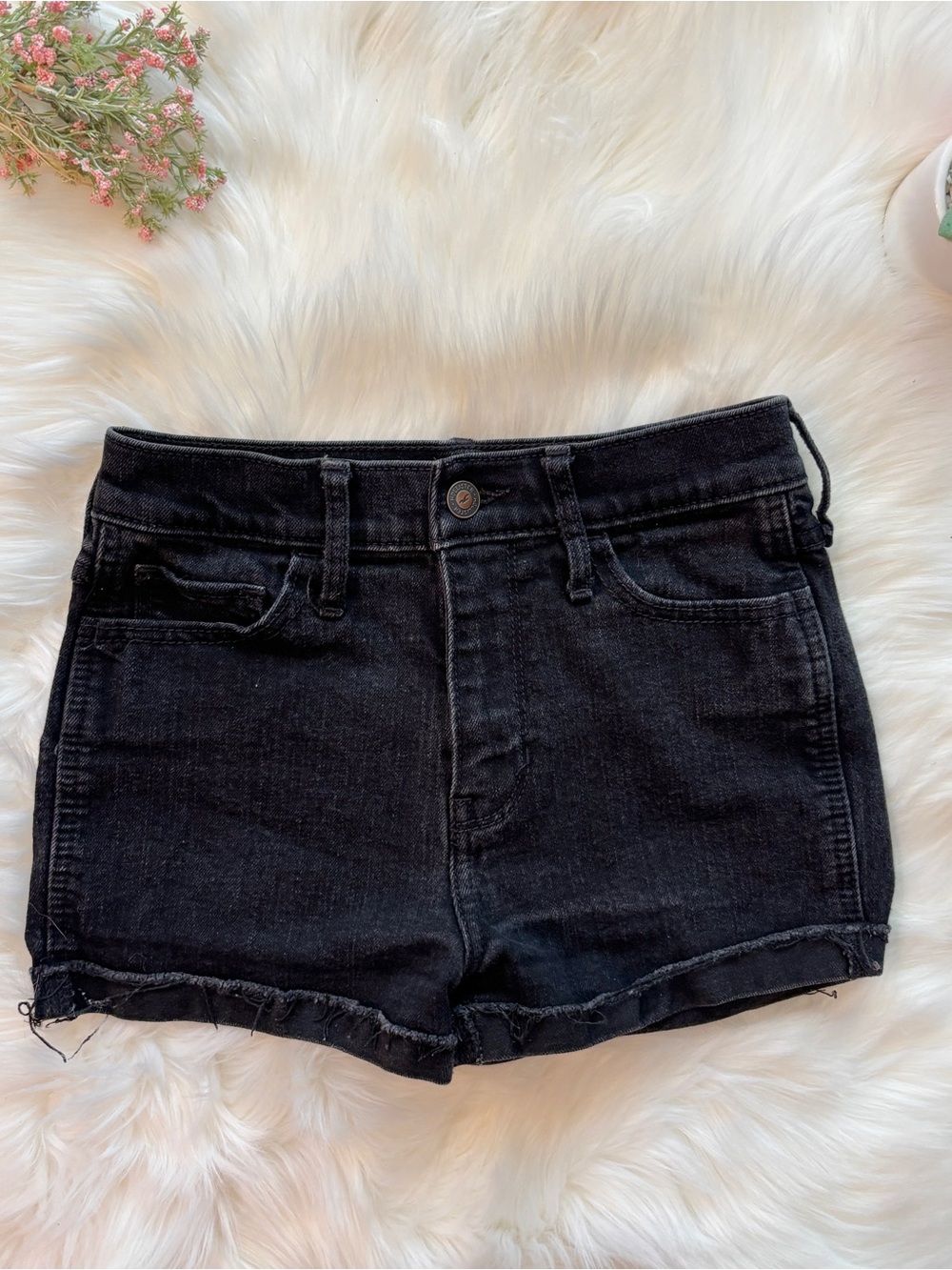 Hollister Rolled Hem Denim Shorts